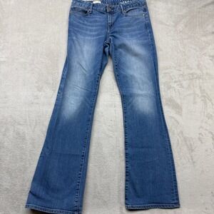 Gap 1969 Jeans Womens 30 Long Perfect Boot Blue Light Wash Stretch Classic Denim